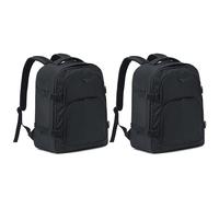 Flight Knight 55x40x20cm Ryanair Priority Free Carry On Over Head Cabin Backpack Bag for Travelling USB Port Padded Comfortable Rucksack - Carry On Luggage For easyJet, Ryanair, BA, Jet2 & Many More!