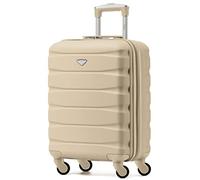 Flight Knight 55x40x20cm Suitcase Approved for Over 60 Airlines Including Ryanair (Priority) easyJet, British Airways, Jet2 & Many More - Lightweight Durable Hard Case Small Carry On 55 x 40 x 20 cm