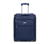 Flight Knight 56x45x25cm easyJet & British Airways Large Carry On Approved & Tested Maximum Size Hand Luggage Case - 2 Wheels - Ultra Lightweight Durable Soft Case Textile Cabin Suitcase