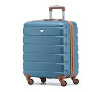 Flight Knight 56x45x25cm EasyJet (Paid), BA & Jet2 Large Hard Cabin Carryon Suitcase in Blue Flight Knight Blue Cabin