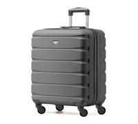 Flight Knight 56x45x25cm EasyJet (Paid), BA & Jet2 Large Hard Cabin Carryon Suitcase in Charcoal Flight Knight Charcoal Cabin