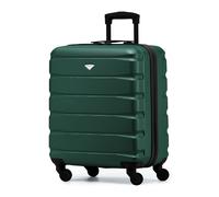 Flight Knight 56x45x25cm EasyJet (Paid), BA & Jet2 Large Hard Cabin Carryon Suitcase in Dark Green Flight Knight Dark Green Cabin