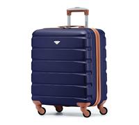 Flight Knight 56x45x25cm EasyJet (Paid), BA & Jet2 Large Hard Cabin Carryon Suitcase in Navy Flight Knight Navy Cabin
