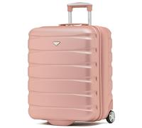 Flight Knight 56x45x25cm Hard Cabin Suitcase British Airways, easyJet (Paid) Jet2 - 56x45x25cm - Rose Gold
