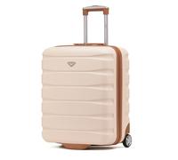 Flight Knight 56x45x25cm Hard Cabin Suitcase British Airways, easyJet (Paid) Jet2 in Cream Flight Knight Cream Cabin