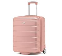 Flight Knight 56x45x25cm Hard Cabin Suitcase British Airways, easyJet (Paid) Jet2 in Rose Flight Knight Rose Cabin