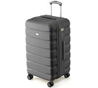 Flight Knight 70cm Trunk Suitcase - Hard Shell ABS Checked Luggage for Week-Long Travel with Medium Capacity Interior, Spinner Wheels and TSA Lock - Approved for Most UK Airlines