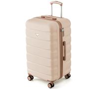 Flight Knight 70cm Trunk Suitcase - Hard Shell ABS Checked Luggage for Week-Long Travel with Medium Capacity Interior, Spinner Wheels and TSA Lock - Approved for Most UK Airlines