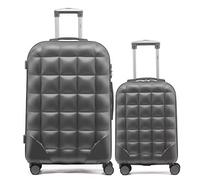 Flight Knight Bubble Suitcase Ryanair easyJet Jet2 Approved 8 Wheel Hardcase Suitcases Cabin or Medium & Large Check-in Sizes