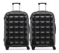 Flight Knight Bubble Suitcase Ryanair easyJet Jet2 Approved 8 Wheel Hardcase Suitcases Cabin or Medium & Large Check-in Sizes