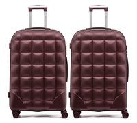 Flight Knight Bubble Suitcase Ryanair easyJet Jet2 Approved 8 Wheel Hardcase Suitcases Cabin or Medium & Large Check-in Sizes