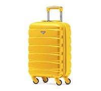 Flight Knight Cabin Suitcase 55x35x20, Carry On for Over 100 Airlines Like Ryanair, EasyJet, British Airways, Virgin Atlantic Lightweight Small Durable Cabin Bag, ABS Hard Shell, Hand Luggage
