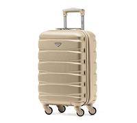 Flight Knight Cabin Suitcase 55x35x20, Carry On for Over 100 Airlines Like Ryanair, EasyJet, British Airways, Virgin Atlantic Lightweight Small Durable Cabin Bag, ABS Hard Shell, Hand Luggage