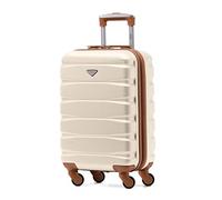 Flight Knight Cabin Suitcase 55x35x20, Carry On for Over 100 Airlines Like Ryanair, EasyJet, British Airways, Virgin Atlantic Lightweight Small Durable Cabin Bag, ABS Hard Shell, Hand Luggage