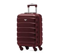Flight Knight Cabin Suitcase 55x35x20, Carry On for Over 100 Airlines Like Ryanair, EasyJet, British Airways, Virgin Atlantic Lightweight Small Durable Cabin Bag, ABS Hard Shell, Hand Luggage