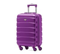 Flight Knight Cabin Suitcase 55x35x20, Carry On for Over 100 Airlines Like Ryanair, EasyJet, British Airways, Virgin Atlantic Lightweight Small Durable Cabin Bag, ABS Hard Shell, Hand Luggage