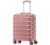 Flight Knight Cabin Suitcase 55x40x20 Ryanair Priority, EasyJet, Jet2 Lightweight Small Durable 4-Wheel Cabin Case, Carry-On for Over 60 Airlines, Hard Shell, 10kg Hand Luggage Bag (55 x 40 x 20 cm)