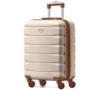 Flight Knight Cabin Suitcase 55x40x20 Ryanair Priority, EasyJet, Jet2 Lightweight Small Durable 4-Wheel Cabin Case, Carry-On for Over 60 Airlines, Hard Shell, 10kg Hand Luggage Bag (55 x 40 x 20 cm)