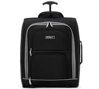 Flight Knight Carry On Cabin Suitcase easyJet Underseat Approved 2 Wheels Lightweight Bag Ideal for Airline Travel 45x36x20cm