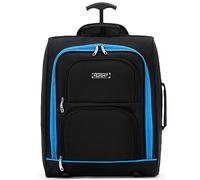 Flight Knight Carry On Cabin Suitcase easyJet Underseat Approved 2 Wheels Lightweight Bag Ideal for Airline Travel 45x36x20cm