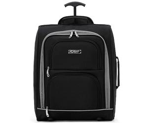 Flight Knight Carry On Cabin Suitcase easyJet Underseat Approved 2 Wheels Lightweight Bag Ideal for Airline Travel 45x36x20cm