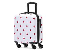 Flight Knight Carry On Suitcase - 8 Wheel TSA Lock USB Port - Anti Crack Case Hard Luggage Approved for easyJet, Jet2, BA