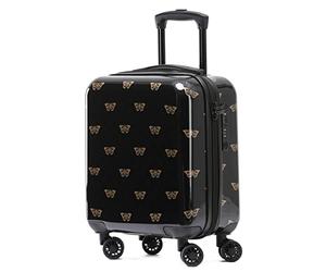 Flight Knight Carry On Suitcase - 8 Wheel TSA Lock USB Port - Anti Crack Case Hard Luggage Approved for easyJet, Jet2, BA