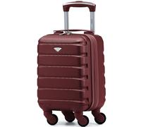 Flight Knight Childrens Lightweight 4 Wheel Hard Case Suitcase - Approved with No Extra Charges for easyJet, Ryanair and Many More - Kids Cabin Carry On Hand Luggage 40x20x25cm