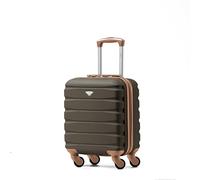 Flight Knight EasyJet Cabin Bag 45x36x20, Underseat, Lightweight Small Durable 4 Wheel Cabin Suitcase, Maximum Carry-On Size, ABS Hard Shell, 10kg Hand Luggage Bag- 45 x 36 x 20 cm Travel Bag