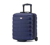 Flight Knight Lightweight 2 Wheel ABS Hard Case Suitcases Cabin Carry On Hand Luggage Approved for Over 100 Airlines Including British Airways, Ryanair & easyJet Approved Free Carry On 45x36x20cm