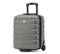 Flight Knight Lightweight 2 Wheel ABS Hard Case Suitcases Cabin Carry On Hand Luggage Approved for Over 100 Airlines Including British Airways, Ryanair & easyJet Approved Free Carry On 45x36x20cm