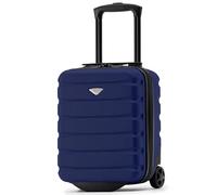 Flight Knight Lightweight 2 Wheel ABS Hard Case Suitcases Cabin Carry On Hand Luggage Approved for Over 100 Airlines Including Wizz, Ryanair & easyJet Approved Free Carry On 40x30x20cm