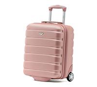 Flight Knight Lightweight 2 Wheel ABS Hard Case Suitcases Cabin Carry On Hand Luggage Approved for Over 100 Airlines Including British Airways, Ryanair & easyJet Approved Free Carry On 45x36x20cm