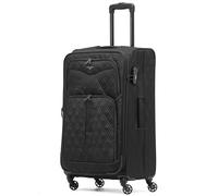Flight Knight Lightweight 4 Wheel 800D Soft Case Quilted Suitcases Anti Crack Cabin & Hold Luggage Options Approved for Over 100 Airlines Including easyJet, BA & Many More!
