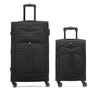 Flight Knight Lightweight 4 Wheel 800D Soft Case Quilted Suitcases Anti Crack Cabin & Hold Luggage Options Approved for Over 100 Airlines Including easyJet, BA & Many More!
