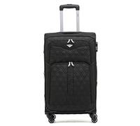 Flight Knight Lightweight 4 Wheel 800D Soft Case Quilted Suitcases Anti Crack Cabin & Hold Luggage Options Approved for Over 100 Airlines Including easyJet, BA & Many More!