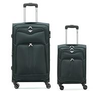 Flight Knight Lightweight 4 Wheel 800D Soft Case Suitcases Anti Crack Cabin & Hold Luggage Options Approved for Over 100 Airlines Including easyJet, BA & Many More!