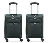 Flight Knight Lightweight 4 Wheel 800D Soft Case Suitcases Anti Crack Cabin & Hold Luggage Options Approved for Over 100 Airlines Including easyJet, BA & Many More!
