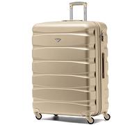 Flight Knight Lightweight 4 Wheel ABS Hard Case Extra Large Suitcase Approved for Over 100 Airlines Including easyJet, British Airways, Ryanair, Jet2, Emirates & Many More - Check-in Large Size 29"