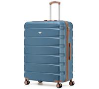 Flight Knight Lightweight 4 Wheel ABS Hard Case Extra Large Suitcase Approved for Over 100 Airlines Including easyJet, British Airways, Ryanair, Jet2, Emirates & Many More - Check-in Extra Large 29"