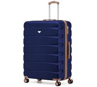 Flight Knight Lightweight 4 Wheel ABS Hard Case Extra Large Suitcase Approved for Over 100 Airlines Including easyJet, British Airways, Ryanair, Jet2, Emirates & Many More - Check-in Extra Large 29"