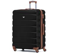 Flight Knight Lightweight 4 Wheel ABS Hard Case Extra Large Suitcase Approved for Over 100 Airlines Including easyJet, British Airways, Ryanair, Jet2, Emirates & Many More - Check-in Large Size 29"