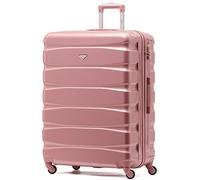 Flight Knight Lightweight 4 Wheel ABS Hard Case Extra Large Suitcase Approved for Over 100 Airlines Including easyJet, British Airways, Ryanair, Jet2, Emirates & Many More - Check-in Large Size 29"