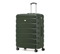 Flight Knight Lightweight 4 Wheel ABS Hard Case Medium Suitcase Approved for Over 100 Airlines Including easyJet, British Airways, Ryanair, Jet2, Emirates & Many More - Check-in Large Size 25"