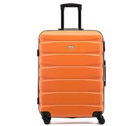 Flight Knight Lightweight 4 Wheel ABS Hard Case Medium Suitcase Approved for Over 100 Airlines Including easyJet, British Airways, Ryanair, Jet2, Emirates & Many More - Check-in Large Size 25"