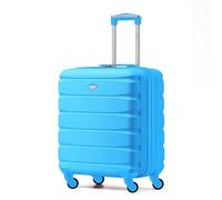 Flight Knight Lightweight 4 Wheel ABS Hard Case Small Suitcase Approved for Over 100 Airlines Including easyJet, British Airways, Ryanair, Jet2, Emirates & Many More - Carry On 56x45x25cm