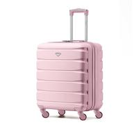 Flight Knight Lightweight 4 Wheel ABS Hard Case Small Suitcase Approved for Over 100 Airlines Including easyJet, British Airways, Ryanair, Jet2, Emirates & Many More - Carry On 56x45x25cm