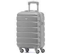 Flight Knight Lightweight 4 Wheel ABS Hard Case Suitcases Cabin Carry On Hand Luggage Approved for Over 100 Airlines Including British Airways, easyJet, Jet2 & Wizz 55x35x20cm - TSA Lock
