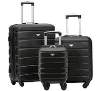 Flight Knight Lightweight 4 Wheel ABS Hard Case Suitcases Cabin & Hold Luggage Options Approved For Over 100 Airlines Including easyJet, British Airways, Ryanair, Virgin Atlantic, Emirates & Many More