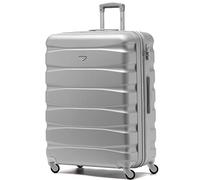 Flight Knight Lightweight 4 Wheel ABS Hard Case Suitcases Cabin & Hold Luggage Options - Platinum - 29" Large